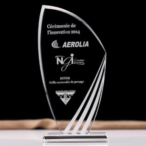Engraved Clear K9 Crystal Plaques