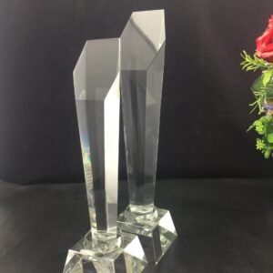 Blank Engraved Crystal Pillar Award Shop